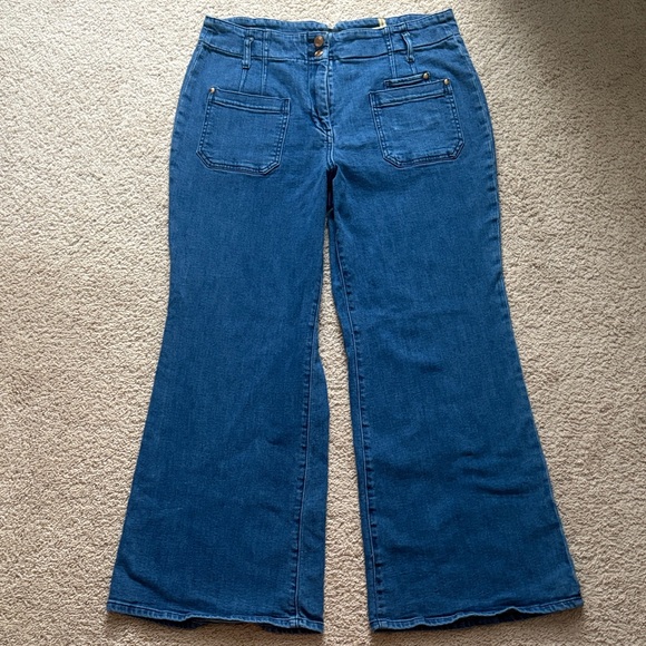 Anthropologie Denim - Anthropologie Dark Blue Flare Jeans